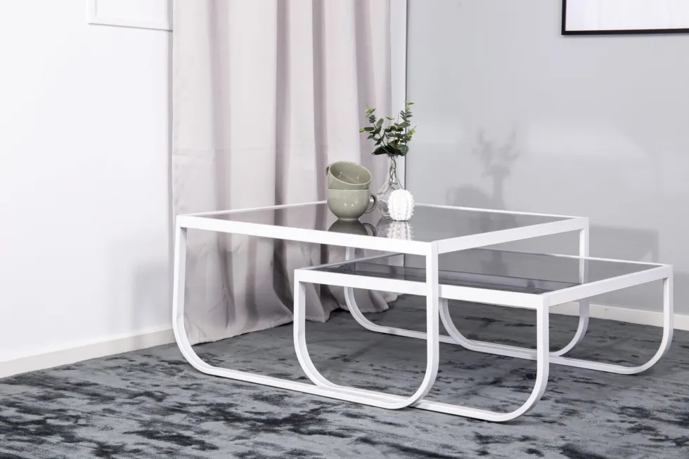 Rocker Soffbord 81 x 81 White