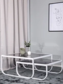 Rocker Soffbord 81 x 81 White