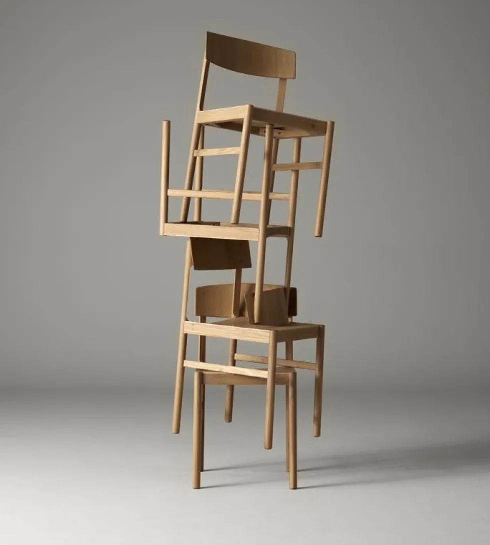 Rod Stol – design av Pierre Sindre, flera färger & valbara dynor