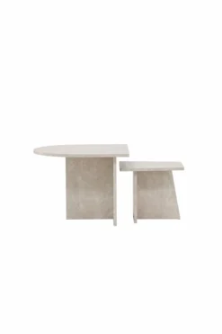 Sala Soffbord Bord 1: 60 cm Bord 2: 40 cm x Bord 1: 60 cm Bord 2: 40 cm Beige
