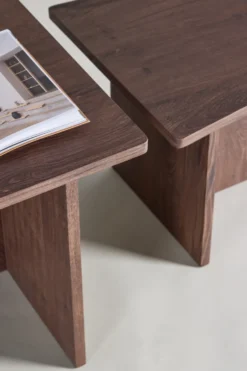 Sala Soffbord Bord 1: 60 cm, Bord 2: 40 cm x Bord 1: 60 cm, Bord 2: 40 cm Mocca
