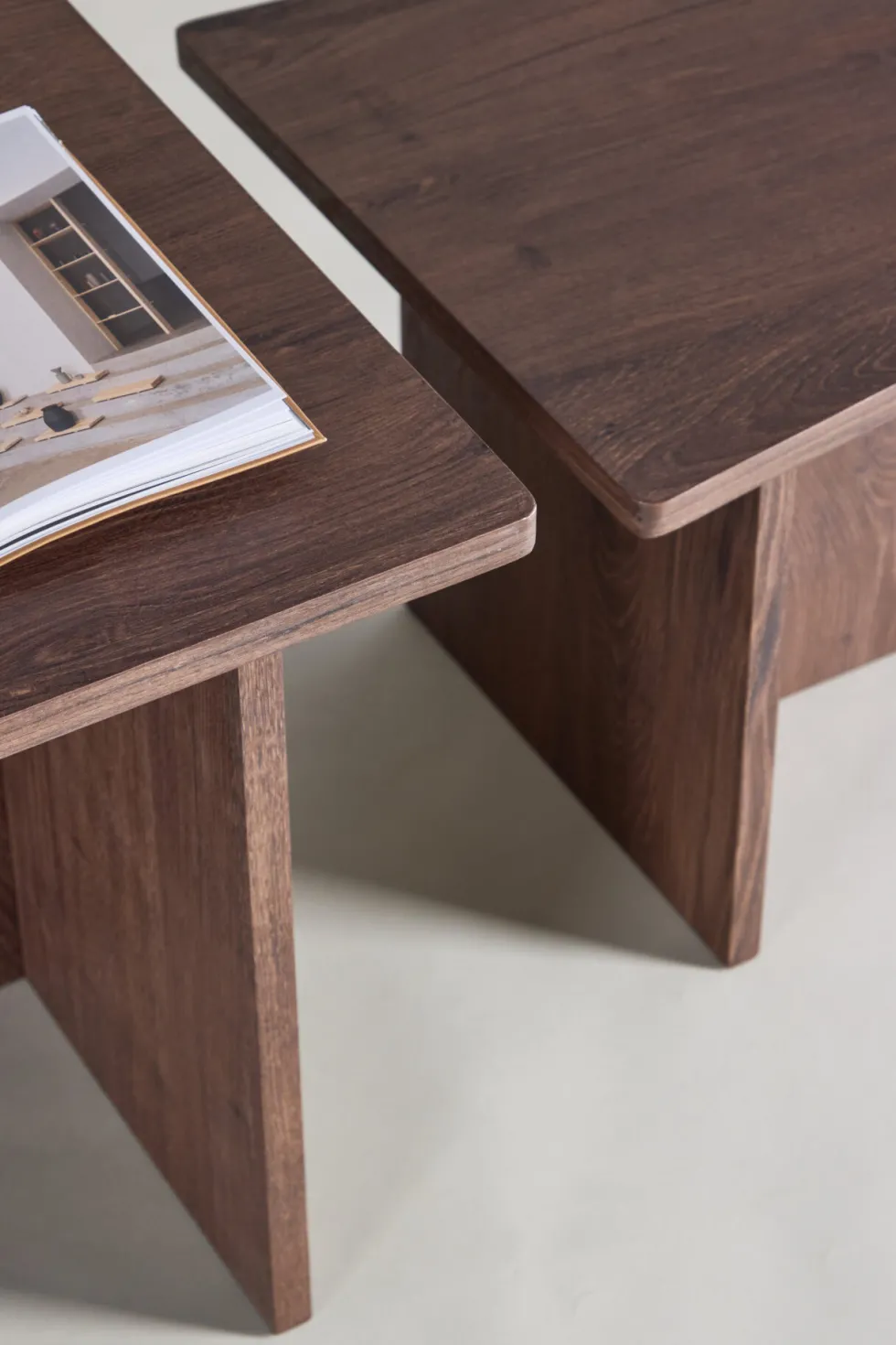 Sala Soffbord Bord 1: 60 cm, Bord 2: 40 cm x Bord 1: 60 cm, Bord 2: 40 cm Mocca