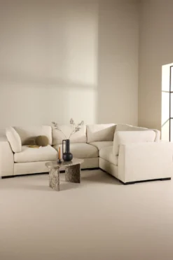 Salerno Hörnsoffa Beige