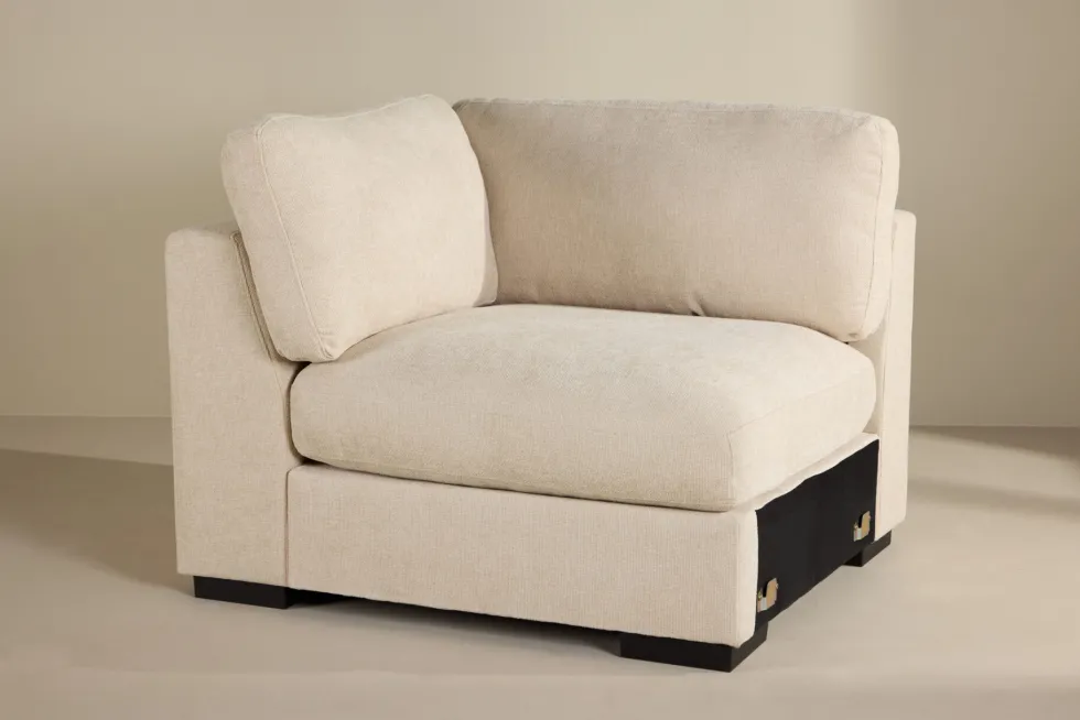Salerno Hörnsoffor Beige