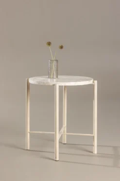 Sandhamn Soffbord ⌀40 Beige