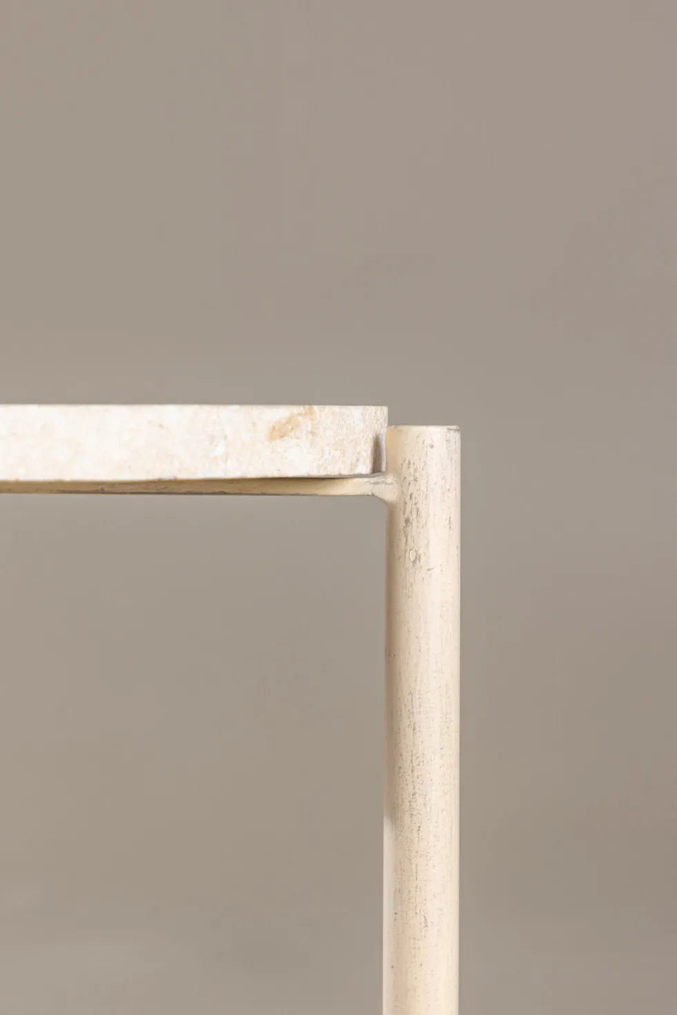 Sandhamn Soffbord ⌀40 Beige
