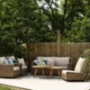 Sandkorn natur 2,5-sits soffa