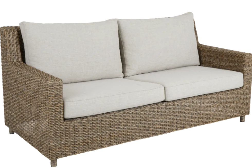 Sandkorn natur 2,5-sits soffa