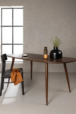 Sanford Ovala Matbord 180 x 90 Mörkbrun