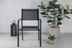 Santorini Matstolar Black