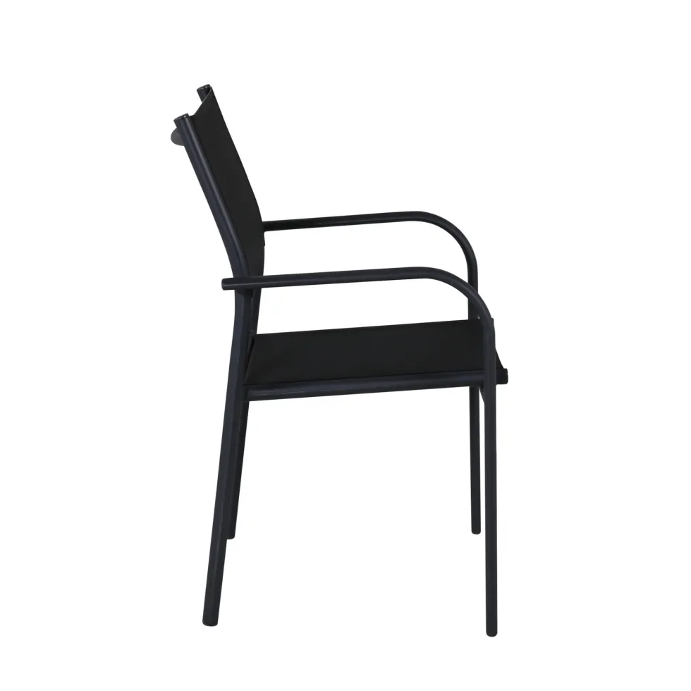 Santorini Matstolar Black