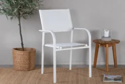 Santorini Matstolar White
