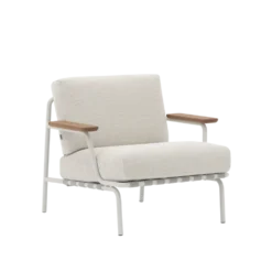 Settle loungestol med armstöd