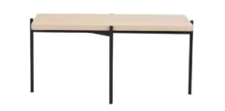 Shelton soffbord 95×50 svart metall