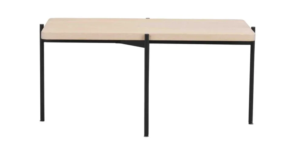 Shelton soffbord 95×50 svart metall