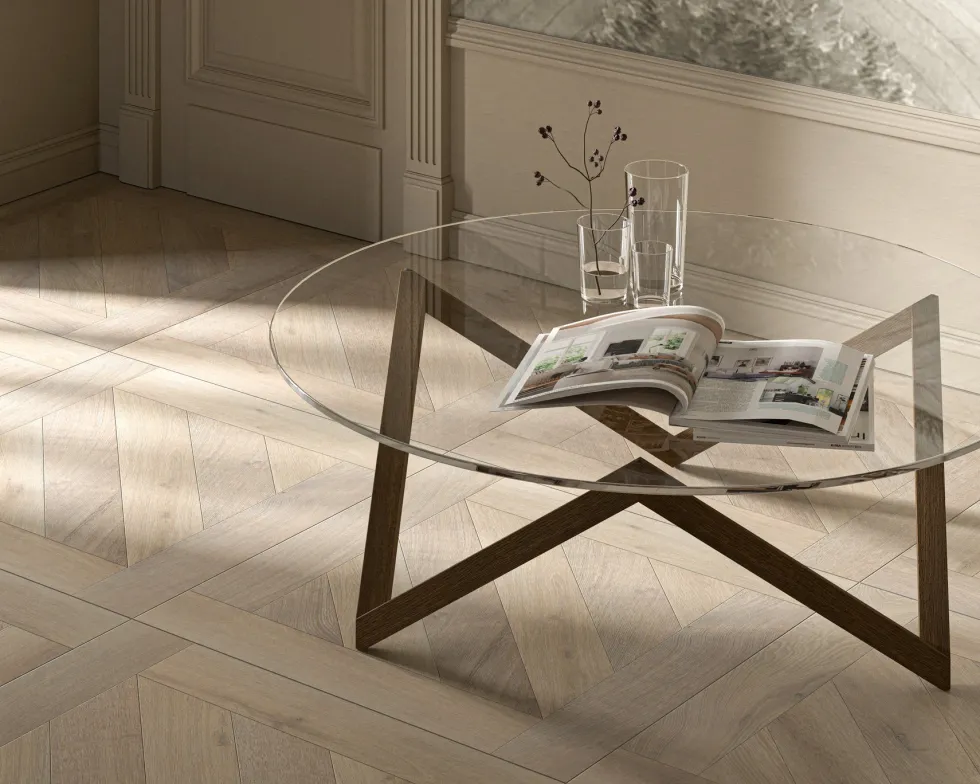 Sirius Soffbord Ø120 Burned Walnut