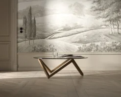 Sirius Soffbord Ø120 Burned Walnut