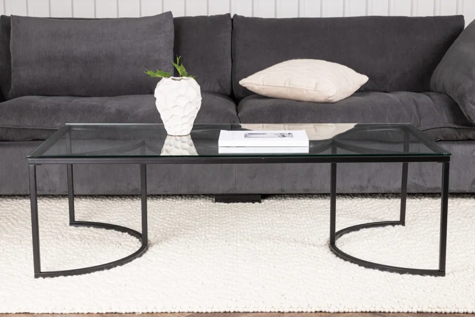 Skanör Soffbord 140 x 70 Black