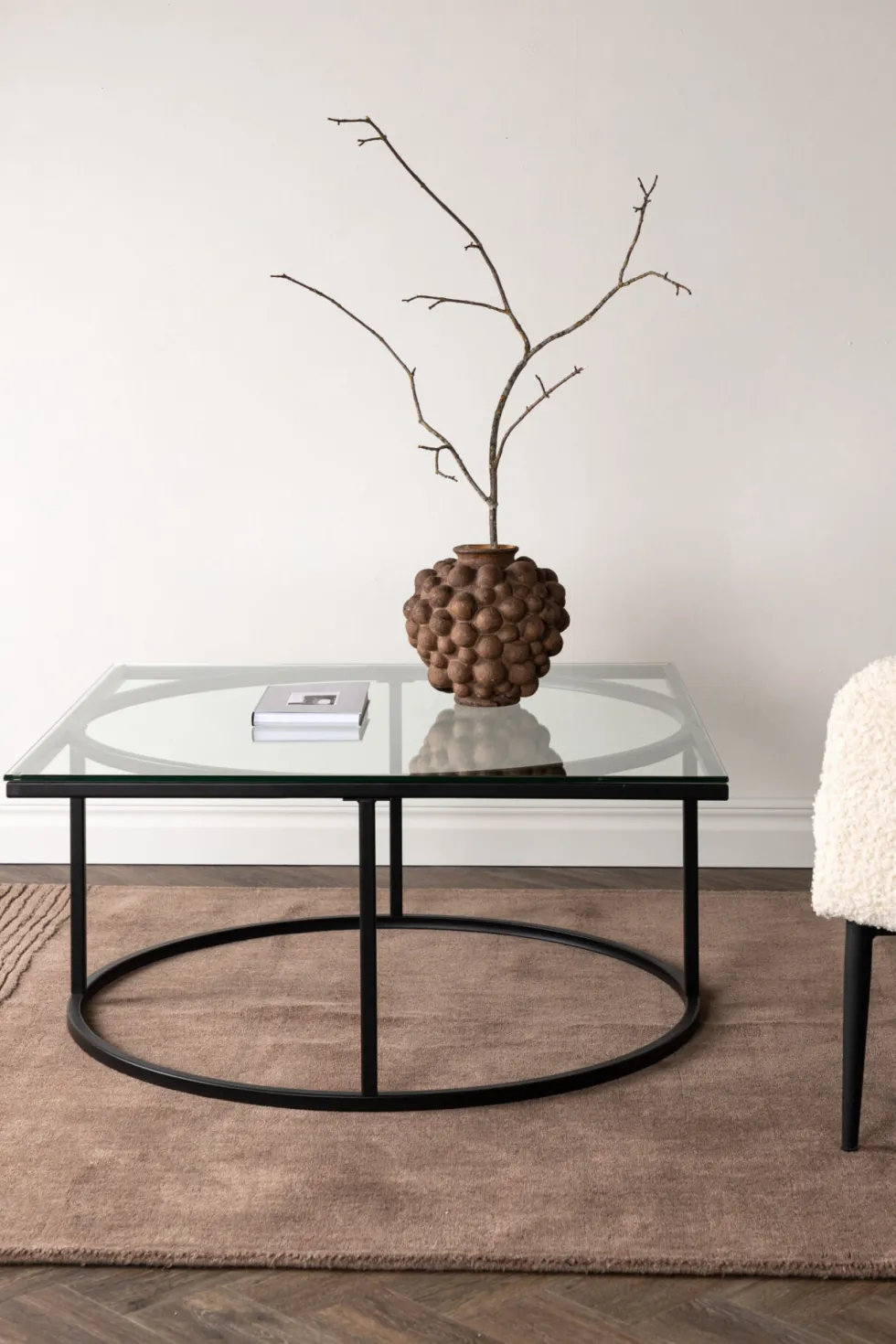 Skanör Soffbord 90 x 90 Black