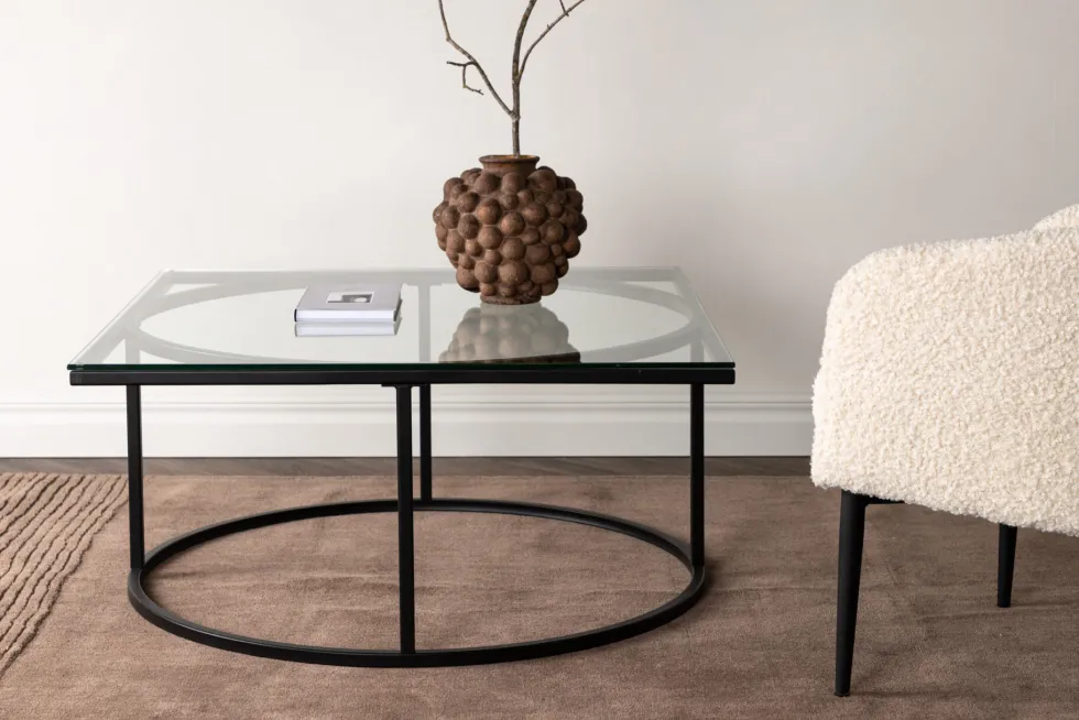 Skanör Soffbord 90 x 90 Black