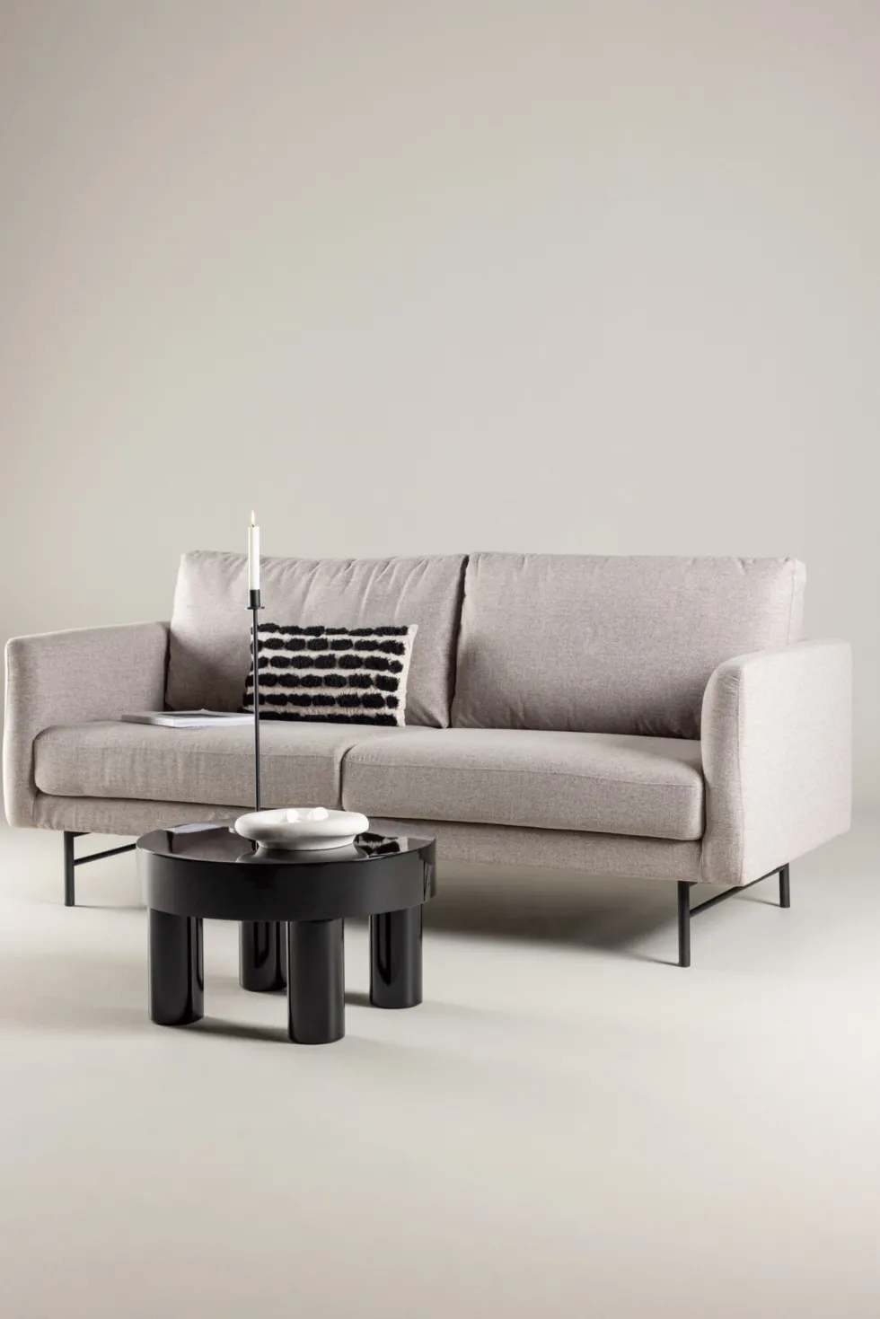 Sky 3-sits soffor Brown