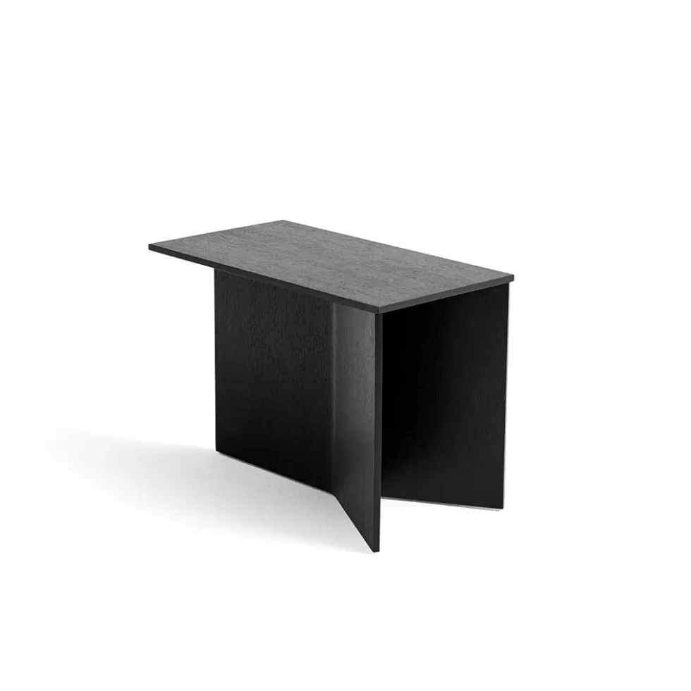 Slit table wood oblong