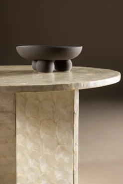 Smögen Soffbord ⌀70 Beige