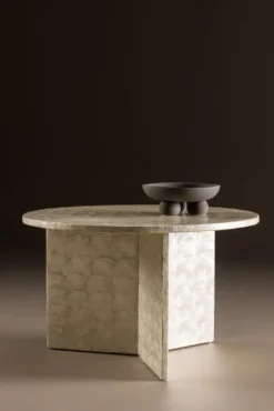 Smögen Soffbord ⌀70 Beige