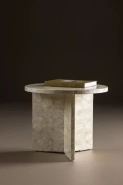 Smögen Soffbord ⌀40 Beige