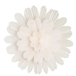 Snöblomma – Adventsstjärna i vitt papper, 44 / 68 / 80 cm