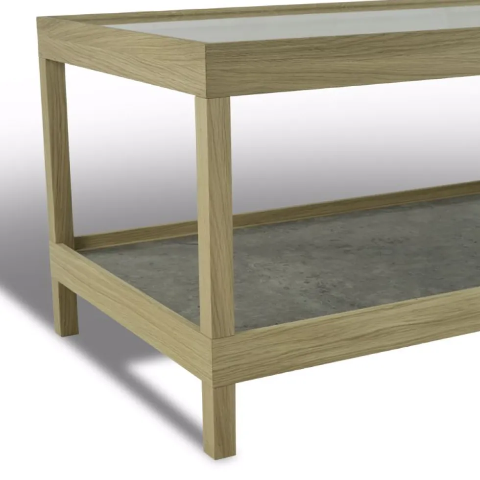 Soffbord IMA 125 x 50 cm Vitpig. Ek