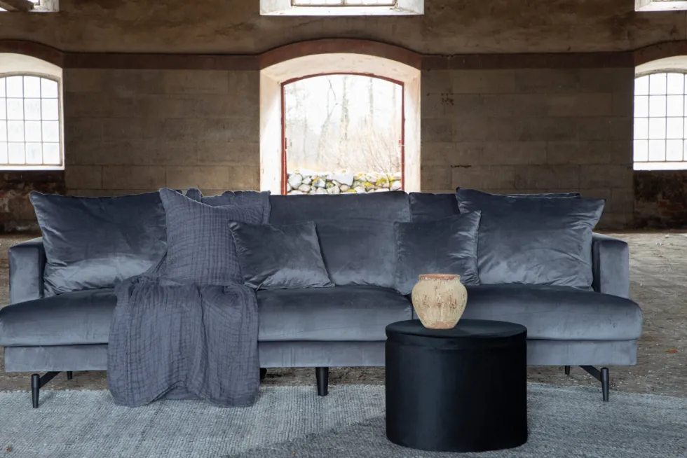 Sofia 3-sits soffor Dark Grey