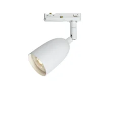 Spotlight Radiell vitstruktur/mattvit Global 1-fas