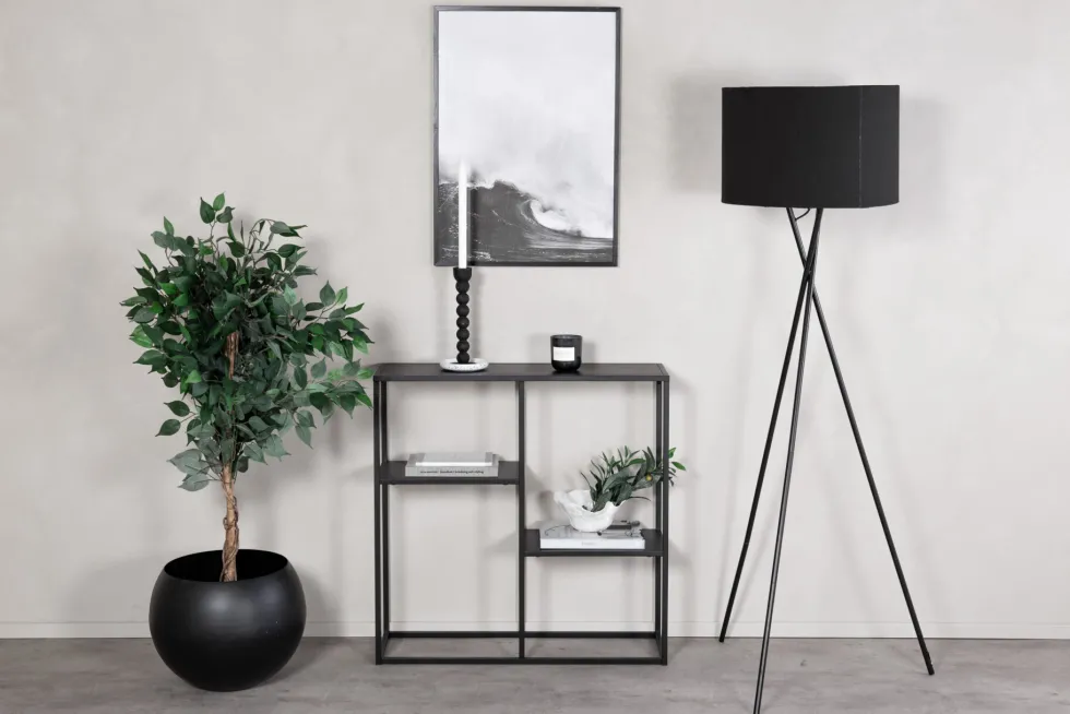 Staal Hyllor 26 x 81 x 80 Black