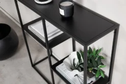 Staal Hyllor 26 x 81 x 80 Black