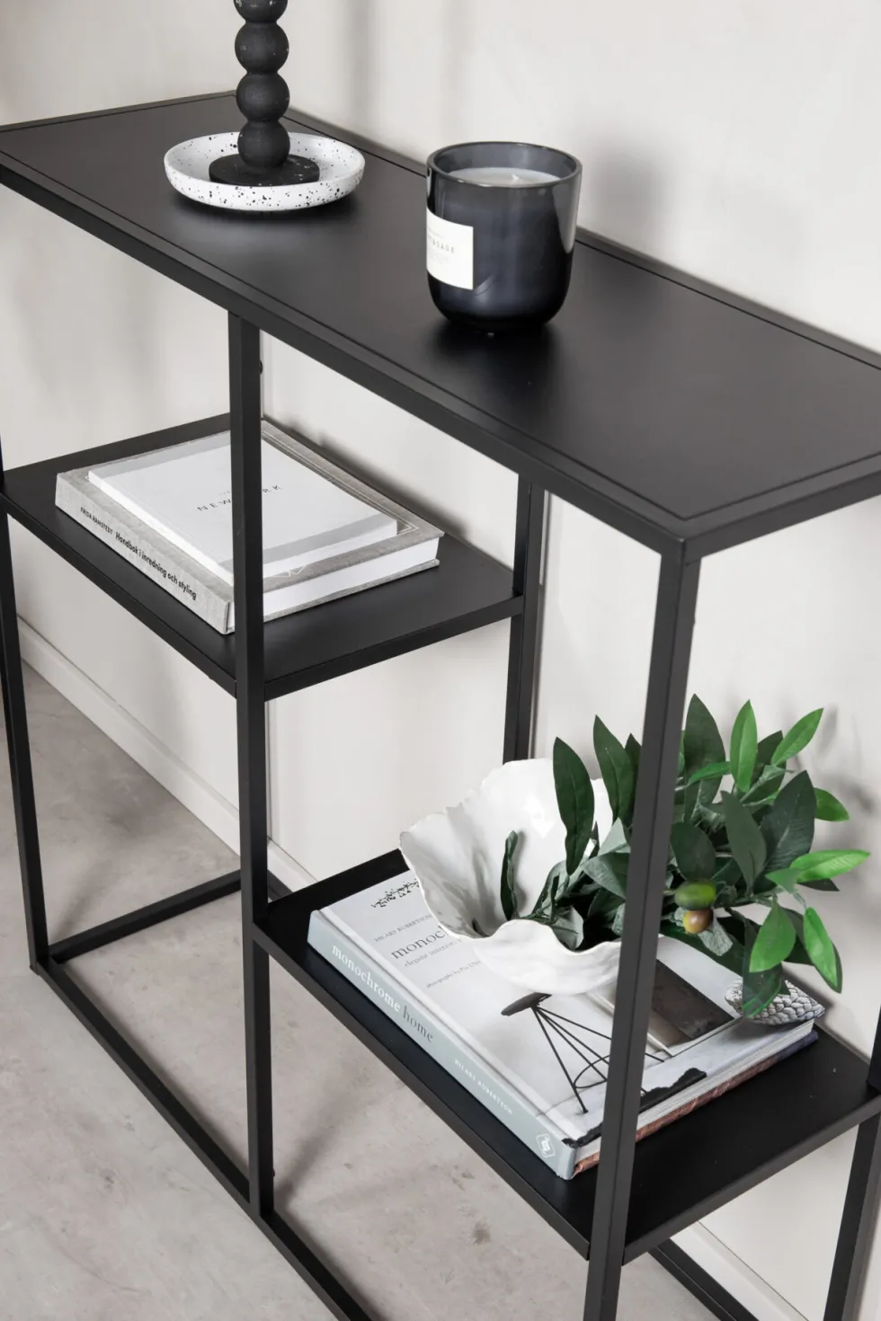 Staal Hyllor 26 x 81 x 80 Black