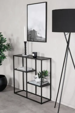 Staal Hyllor 26 x 81 x 80 Black