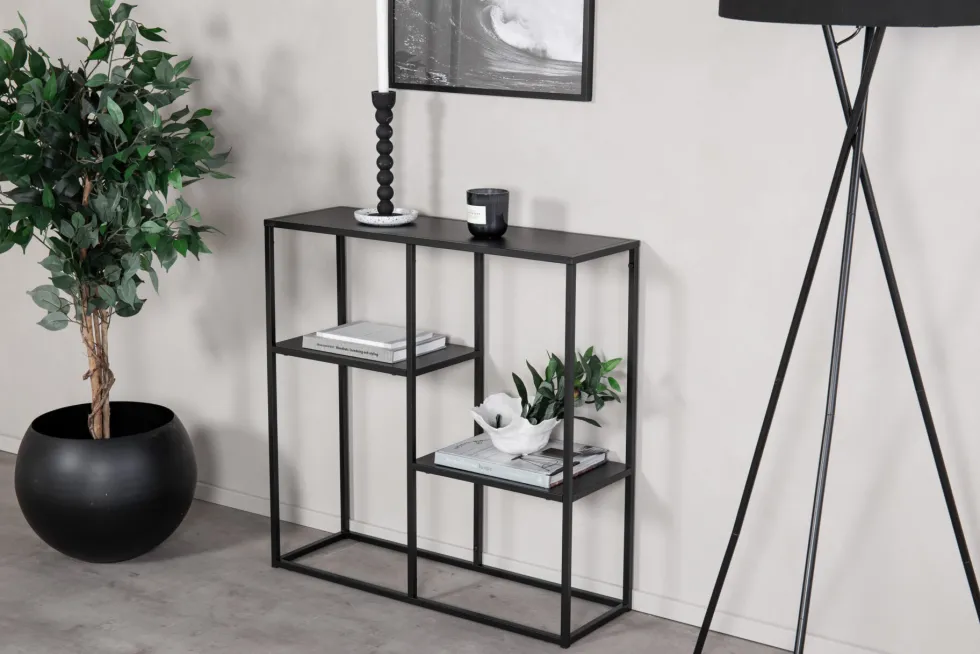 Staal Hyllor 26 x 81 x 80 Black
