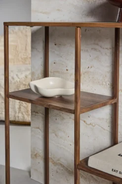 Staal Hyllor 26 x 81 x 80 Walnut