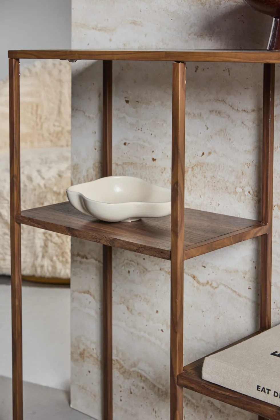 Staal Hyllor 26 x 81 x 80 Walnut