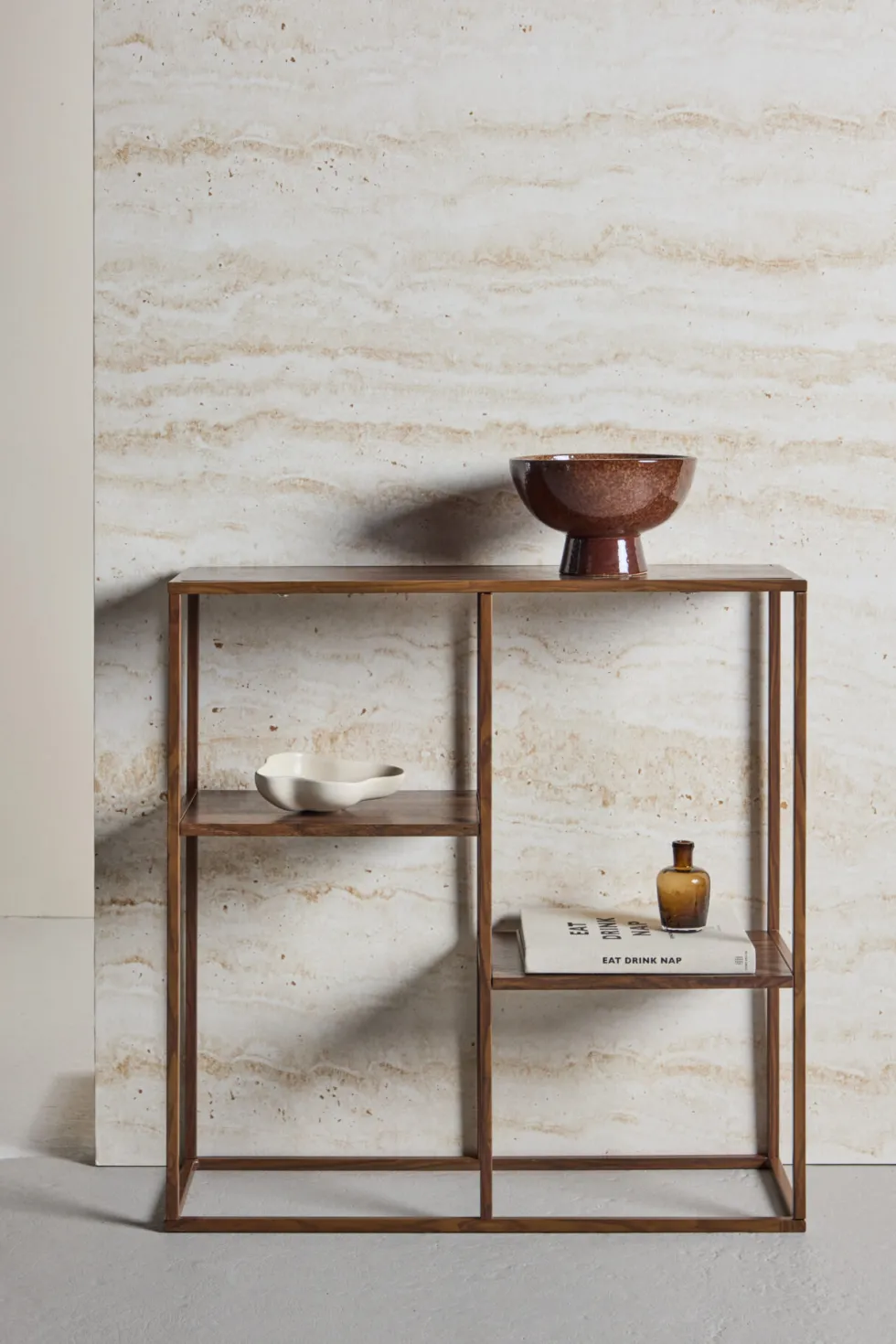 Staal Hyllor 26 x 81 x 80 Walnut