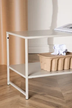 Staal Sidobord 102 x 43 Beige
