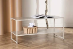 Staal Sidobord 102 x 43 Beige