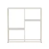 Staal Sidobord 80 x 80 x 26 Beige