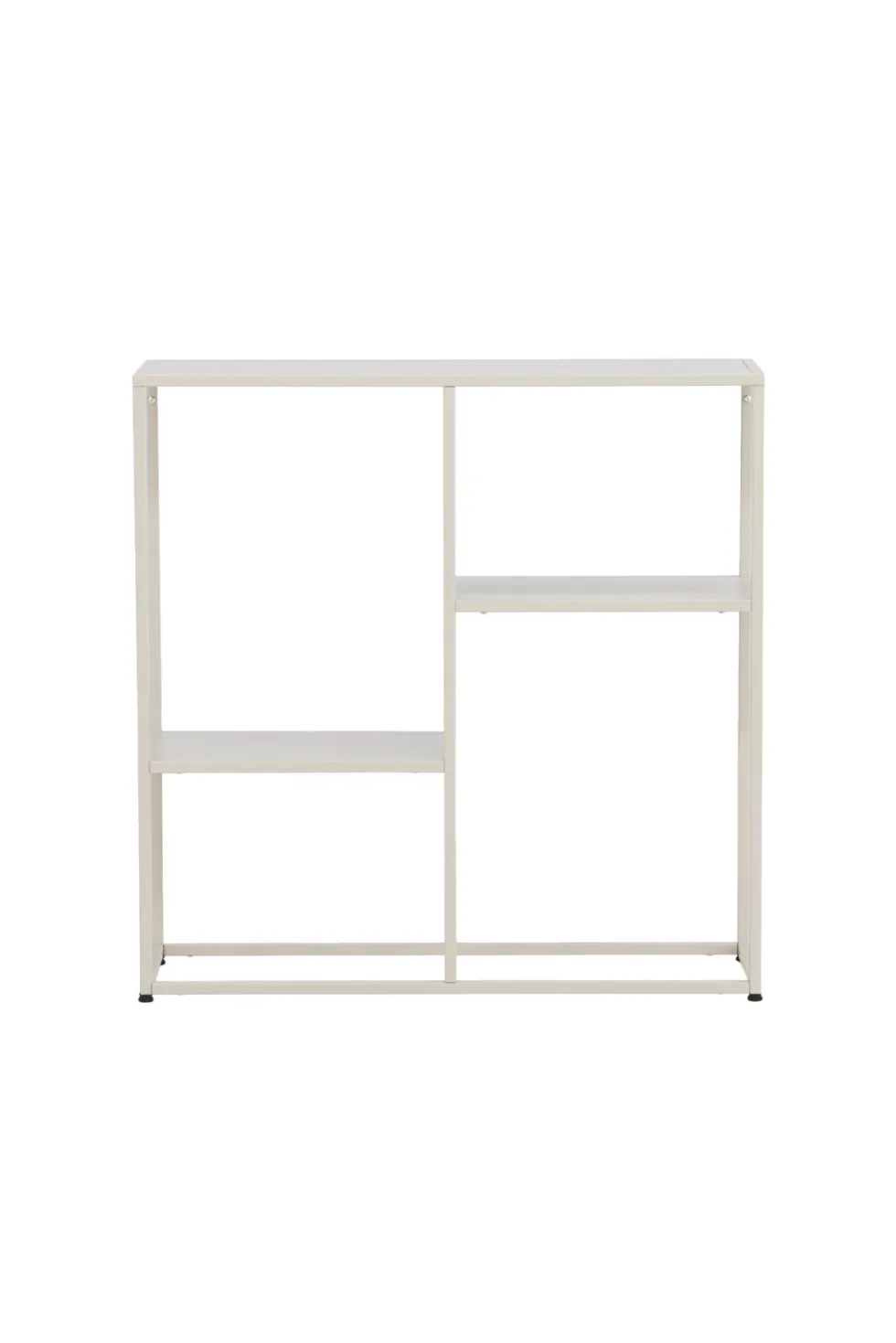Staal Sidobord 80 x 80 x 26 Beige