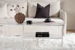 Staal Soffbord 120 x 50 White