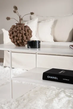 Staal Soffbord 120 x 50 White
