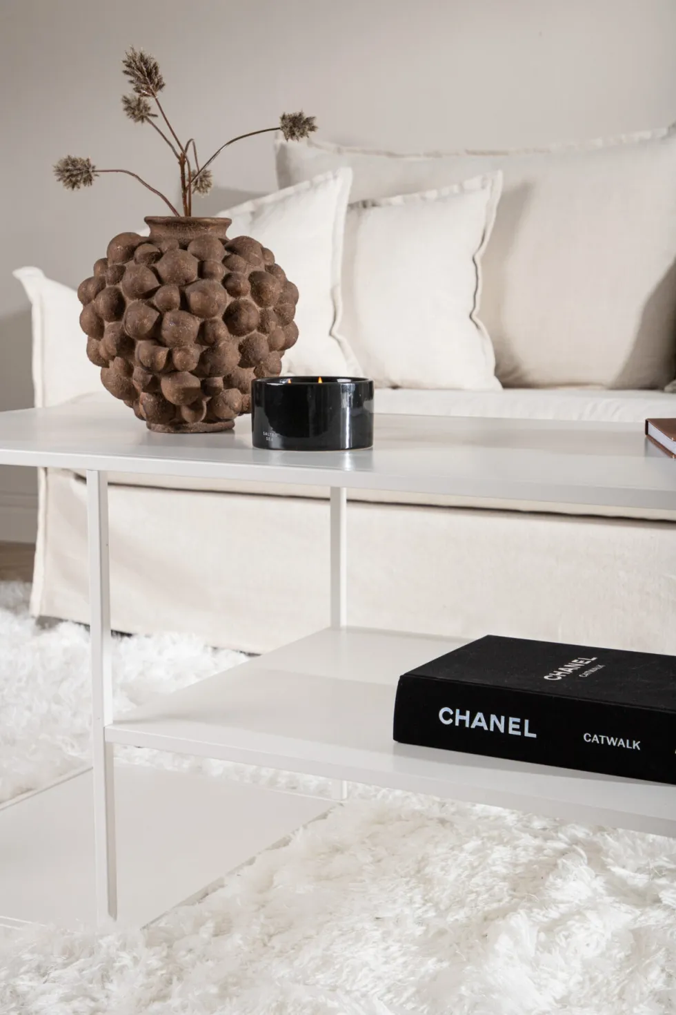 Staal Soffbord 120 x 50 White