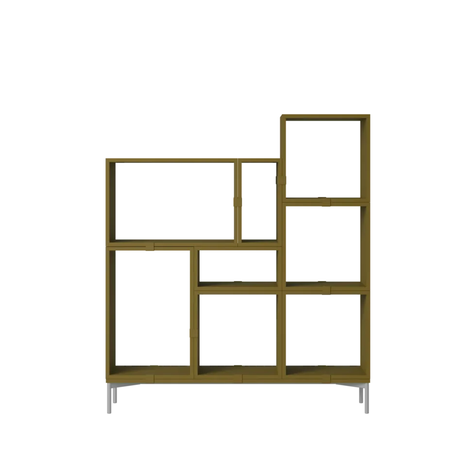 Stacked bokhylla – konfiguration 5