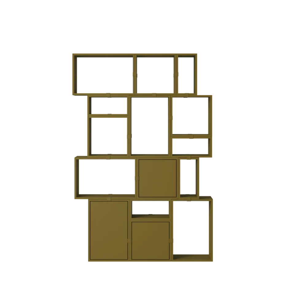 Stacked bokhylla – konfiguration 2